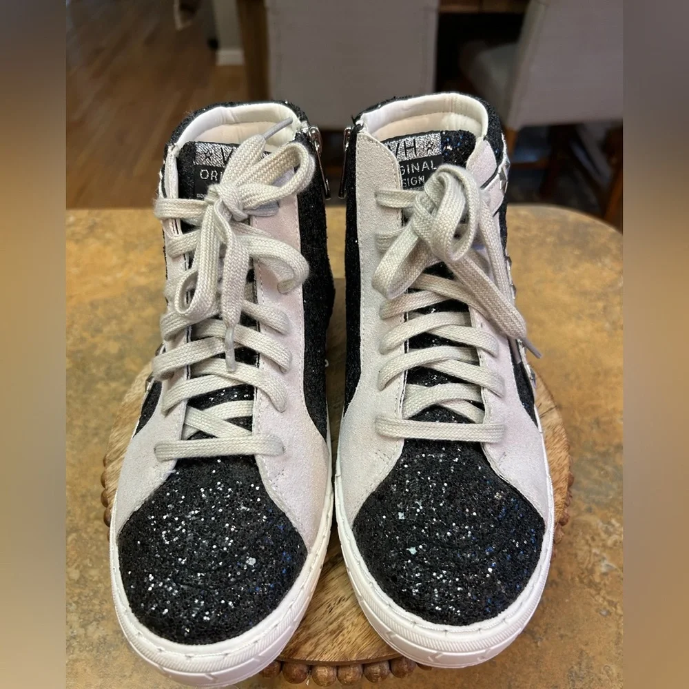 Vintage Havana Dormy Glitter High-Top Sneakers